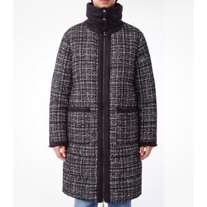 Bernardo Women's Long Puffer Coat - NWT XXL Tweed that is both Stylish and Warm!